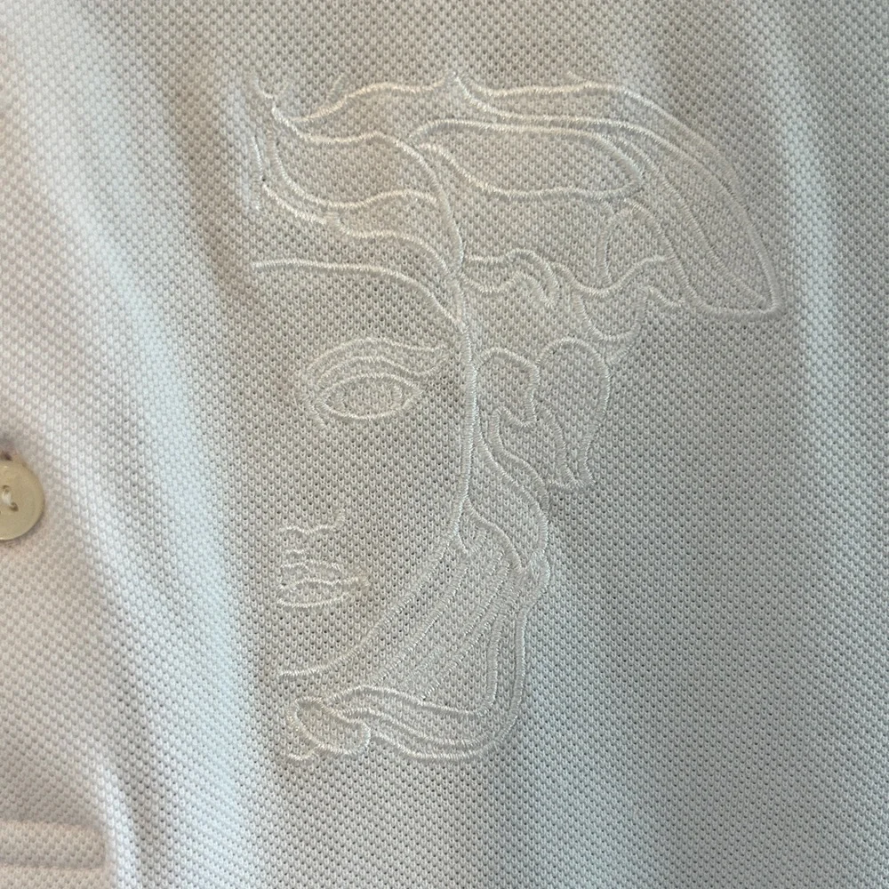 Authentic Versace polo shirt.  Men, size large.  Slim fit and almost brand new. - Picture 4 of 4